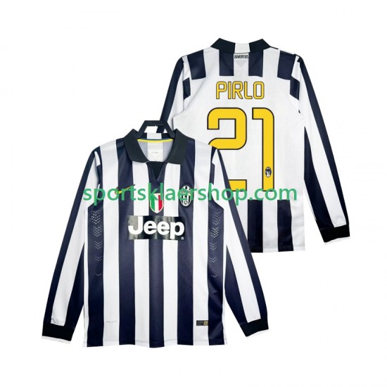 Juventus drakt Pirlo 21 2014 2015 Retro Hjemmetrøye Lang erm , Herre