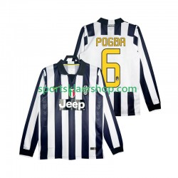 Juventus drakt Pogba 6 2014 2015 Retro Hjemmetrøye Lang erm , Herre Juventus drakt Pogba 6 2014 2015 Retro Hjemmetrøye Lang erm , Herre