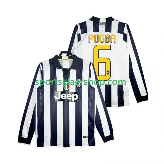 Juventus drakt Pogba 6 2014 2015 Retro Hjemmetrøye Lang erm , Herre