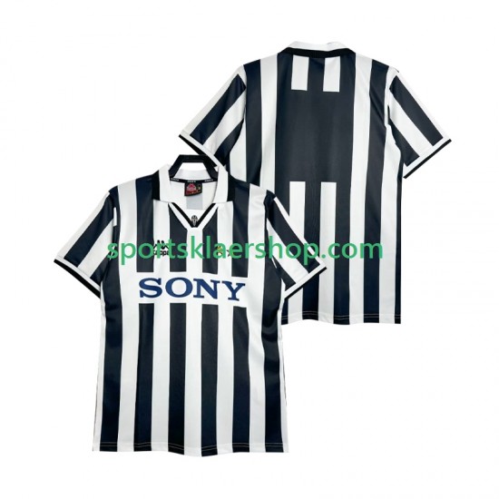 Juventus drakt 1995 1996 Retro Hjemmetrøye Kort erm , Herre