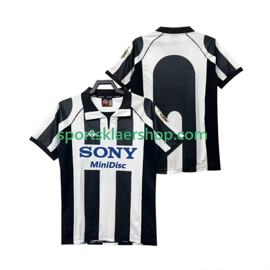 Juventus drakt 1997 1998 Retro Hjemmetrøye Kort erm , Herre