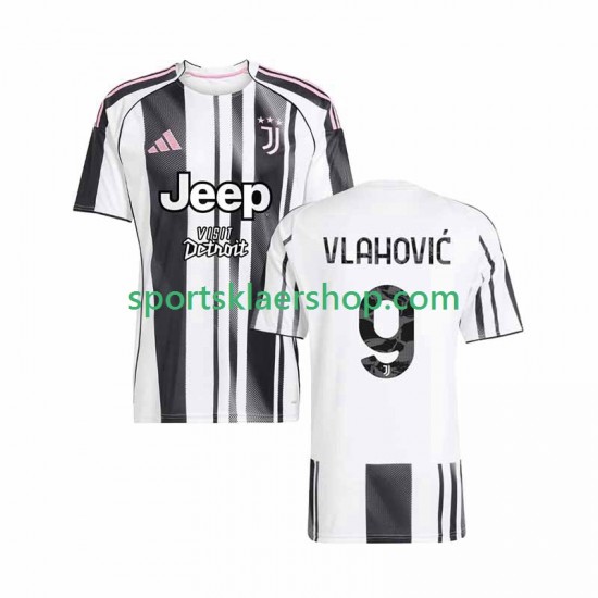Juventus drakt Vlahovic 9 Hjemmetrøye Kort erm 2025-2026 , Herre