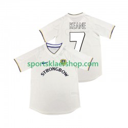 Leeds United drakt KEANE 7 2000 2001 Retro Hjemmetrøye Kort erm , Herre
