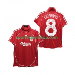 Liverpool drakt GERRARD 8 Retro Hjemmetrøye Kort erm 2006 2008 , Herre