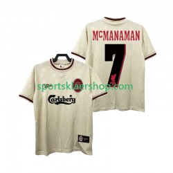 Liverpool drakt MCMANAMAN 7 1996 1997 Retro Bortetrøye Kort erm , Herre