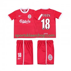 Liverpool drakt OWEN 18 LWP 1997 1998 Retro Hjemmetrøye Kort erm , Barnesett