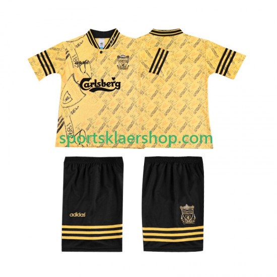 Liverpool drakt LWP 1996 Retro Tredjetrøye Kort erm 1994 , Barnesett