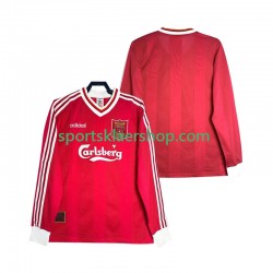 Liverpool drakt 1995 1996 Retro Hjemmetrøye Lang erm , Herre