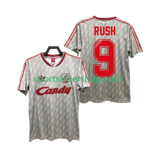 Liverpool drakt Rush 9 1989 1991 Retro Bortetrøye Kort erm , Herre