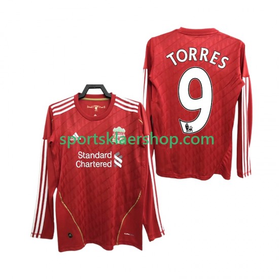 Liverpool drakt Torres 9 2012 Retro Hjemmetrøye Lang erm 2010 , Herre