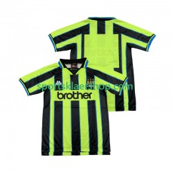 Manchester City drakt 1998 Retro Bortetrøye Kort erm 1999 , Herre