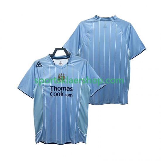 Manchester City drakt 2007 Retro Hjemmetrøye Kort erm 2008 , Herre
