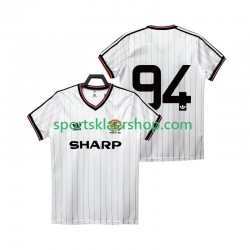 Manchester Utd drakt 94 1983 1984 Retro Bortetrøye Kort erm , Herre