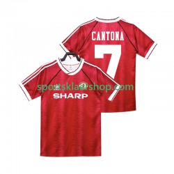 Manchester Utd drakt CANTONA 7 1992 Retro Hjemmetrøye Kort erm 1990 , Herre