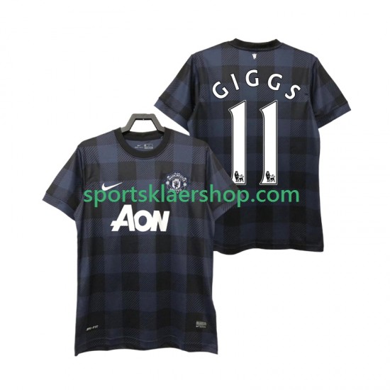 Manchester Utd drakt GIGGS 11 2013 2014 Retro Bortetrøye Kort erm , Herre