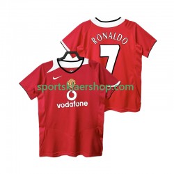Manchester Utd drakt RONALDO 7 2005 Retro Hjemmetrøye Kort erm 2006 , Herre