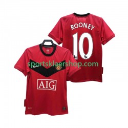 Manchester Utd drakt ROONEY 10 2009 Retro Hjemmetrøye Kort erm 2010 , Herre