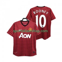 Manchester Utd drakt ROONEY 10 2012 2013 Retro Hjemmetrøye Kort erm , Herre
