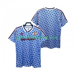 Manchester Utd drakt 1992 Retro Bortetrøye Kort erm 1990 , Herre