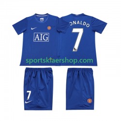 Manchester Utd drakt Ronaldo 7 2009 Retro Tredjetrøye Kort erm 2008 , Barnesett