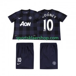 Manchester Utd drakt Rooney 10 2013 2014 Retro Bortetrøye Kort erm , Barnesett
