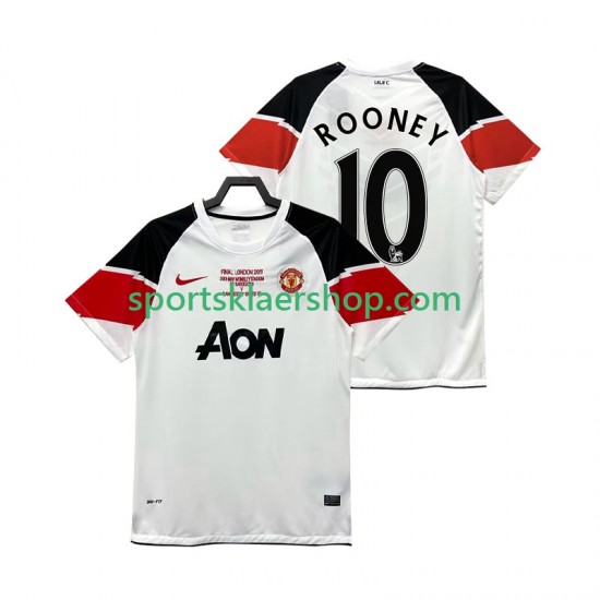Manchester Utd drakt Rooney 10 Champions League 2012 Retro Tredjetrøye Kort erm 2011 , Herre