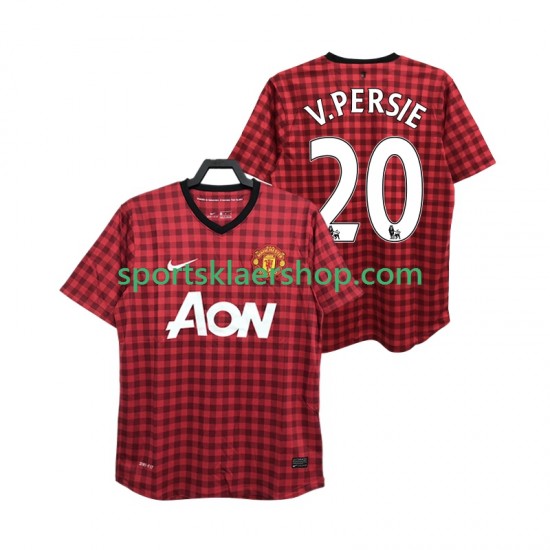 Manchester Utd drakt V PERSIE 20 2012 2013 Retro Hjemmetrøye Kort erm , Herre