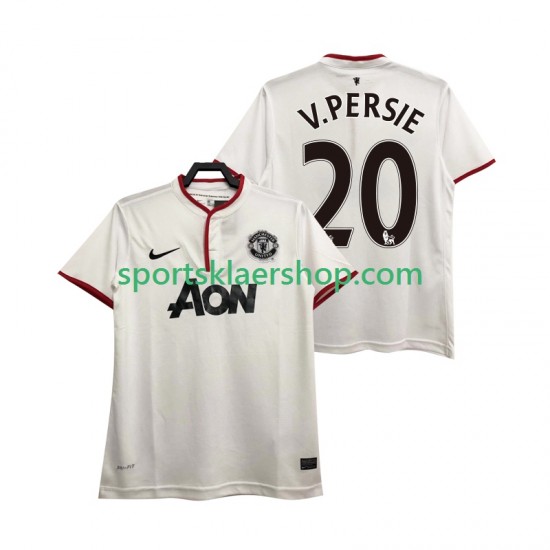 Manchester Utd drakt V PERSIE 20 2013 2014 Retro Tredjetrøye Kort erm , Herre