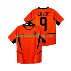 Nederland drakt KLUIVERT 9 2002 Retro Hjemmetrøye Kort erm , Herre