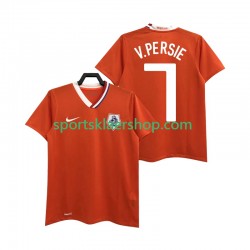 Nederland drakt Robin van Persie 7 Retro Hjemmetrøye Kort erm 2008 , Herre