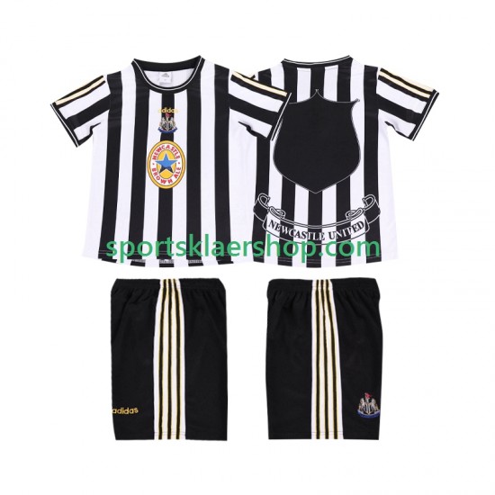 Newcastle United drakt 1997 Retro Hjemmetrøye Kort erm 1999 , Barnesett
