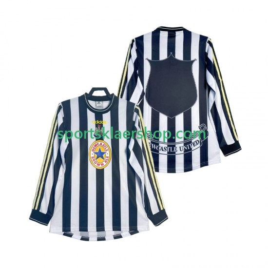 Newcastle United drakt 1997 Retro Hjemmetrøye Lang erm 1999 , Herre