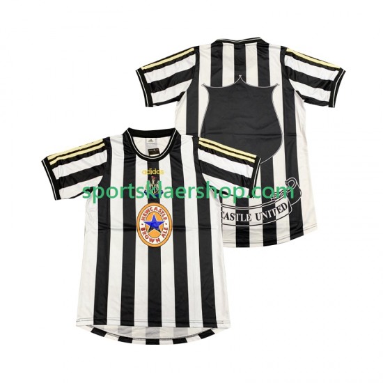 Newcastle United drakt 1997 Retro Hjemmetrøye Kort erm 1999 , Herre