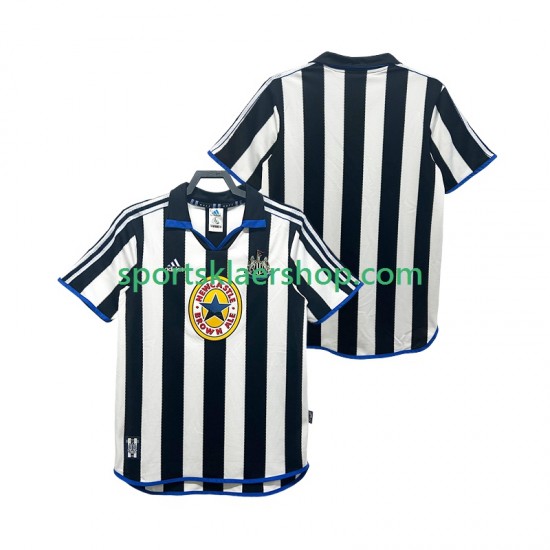 Newcastle United drakt 2000 Retro Hjemmetrøye Kort erm 1999 , Herre