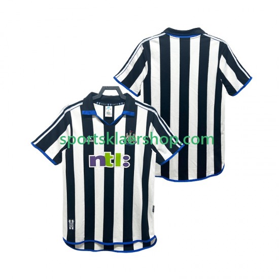 Newcastle United drakt 2000 2001 Retro Hjemmetrøye Kort erm , Herre