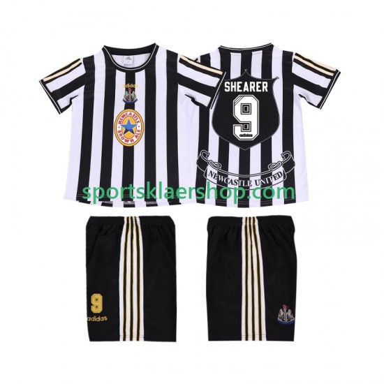 Newcastle United drakt SHEARER 9 1997 Retro Hjemmetrøye Kort erm 1999 , Barnesett