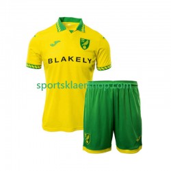 Norwich City drakt Hjemmetrøye Kort erm 2025-2026 , Barnesett
