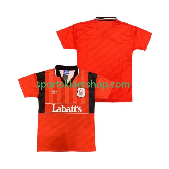 Nottingham Forest drakt 1995 Retro Hjemmetrøye Kort erm 1994 , Herre