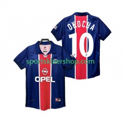 Paris Saint-Germain drakt OKOCHA 10 1998 Retro Hjemmetrøye Kort erm 1999 , Herre