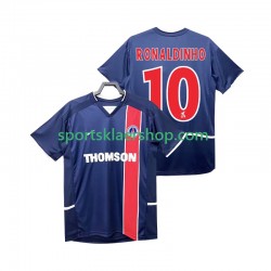 Paris Saint-Germain drakt RONALDINHO 10 2002 2003 Retro Hjemmetrøye Kort erm , Herre