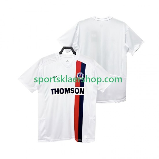 Paris Saint-Germain drakt 2002 2003 Retro Bortetrøye Kort erm , Herre