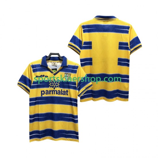 Parma drakt 1998 Retro Hjemmetrøye Kort erm 1999 , Herre