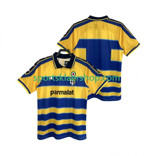 Parma drakt 2000 Retro Hjemmetrøye Kort erm 1999 , Herre