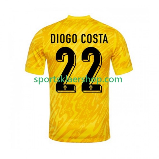 Portugal drakt Diogo Costa 22 Keeper Hjemmetrøye Kort erm 2024 , Herre