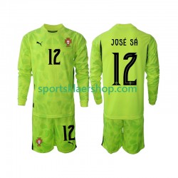 Portugal drakt Jose Sa 12 Keeper Hjemmetrøye Lang erm 2025 , Barnesett