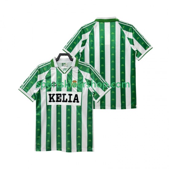 Real Betis drakt 1995 1996 Retro Hjemmetrøye Kort erm , Herre