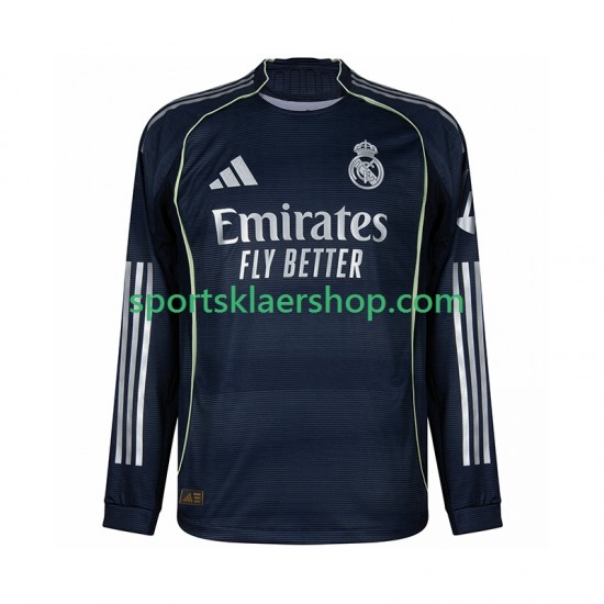 Real Madrid drakt Bortetrøye Lang erm 2025-2026 , Herre