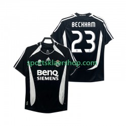Real Madrid drakt Beckham 23 2007 Retro Tredjetrøye Kort erm 2006 , Herre