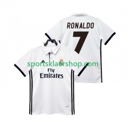 Real Madrid drakt CRISTIANO RONALDO 7 2017 2018 Retro Hjemmetrøye Kort erm , Herre