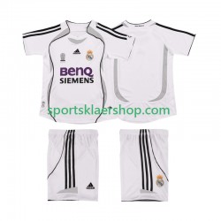 Real Madrid drakt 2007 Retro Hjemmetrøye Kort erm 2006 , Barnesett